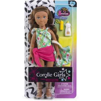 Corolle Melody Beach Doll - Beach Theme - 28cm - 4+ Years Corolle Melody Beach Doll - Beach Theme - 28cm - 4+ Years