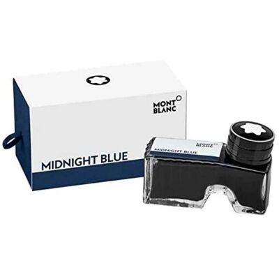 Montblanc Mitternachtsblau Tintenflasche - Tintenfass, Blau, 60ml Montblanc Mitternachtsblau Tintenflasche - Tintenfass, Blau, 60ml
