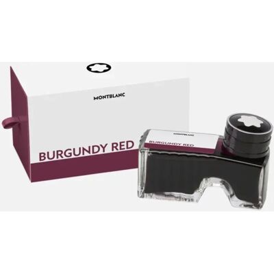 Montblanc Tintenfass Burgundy Red - Ink Bottle Montblanc Tintenfass Burgundy Red - Ink Bottle