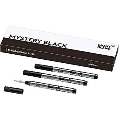 Montblanc Modelo 128240 - Refil Médio para Rollerball Pequeno - Preto Montblanc Modelo 128240 - Refil Médio para Rollerball Pequeno - Preto