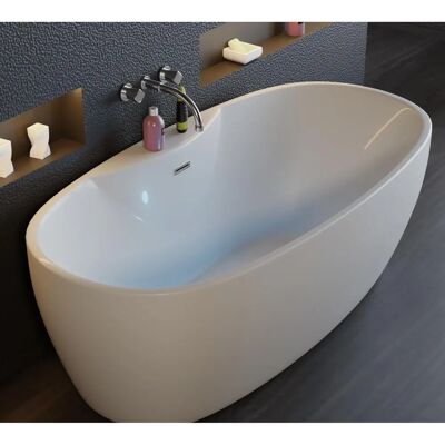 Saunaloft - Anafi - 170 x 80 cm - Acryl - Badewanne Saunaloft - Anafi - 170 x 80 cm - Acryl - Badewanne