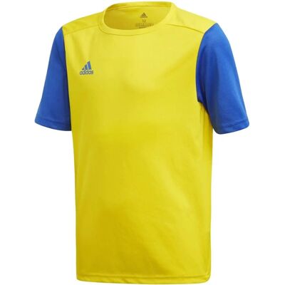 Maillot Estro 19 de Adidas - Jaune - Entraînement toute l'année - Maillot - Publicité Maillot Estro 19 de Adidas - Jaune - Entraînement toute l'année - Maillot - Publicité