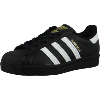 Baskets Adidas Superstar Noires et Blanches à Pointe en Coquillage - Baskets - Publicité Baskets Adidas Superstar Noires et Blanches à Pointe en Coquillage - Baskets - Publicité