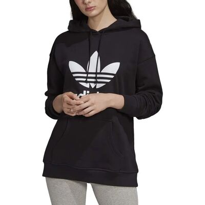 Adidas Schwarzer Trefoil-Hoodie - Hoodie Adidas Schwarzer Trefoil-Hoodie - Hoodie