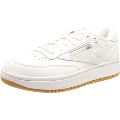 Reebok Clásicos Club C Doble para Mujeres - Blanco - Cuero - Talla UK 4.5 Reebok Clásicos Club C Doble para Mujeres - Blanco - Cuero - Talla UK 4.5
