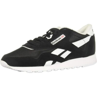 Reebok Classic Nylon FV4506 - Chaussures noires pour femmes Reebok Classic Nylon FV4506 - Chaussures noires pour femmes