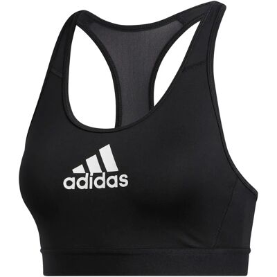 adidas Damen Don't Rest Logo Medium Impact Sport-BH Schwarz XS adidas Damen Don't Rest Logo Medium Impact Sport-BH Schwarz XS