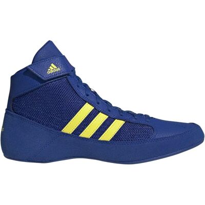 Adidas Havoc Boxing Boots - Blue, Over-the-Ankle, Fight Sports Adidas Havoc Boxing Boots - Blue, Over-the-Ankle, Fight Sports