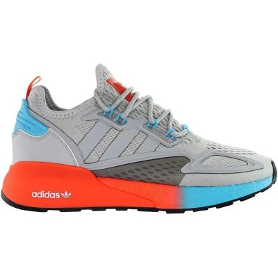 Adidas ZX 2K Boost Grijs Trainers - Vrouwen - Sportschoen Adidas ZX 2K Boost Grijs Trainers - Vrouwen - Sportschoen