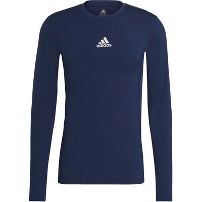 Maglietta Techfit Compression Navy Adidas - Abbigliamento sportivo Maglietta Techfit Compression Navy Adidas - Abbigliamento sportivo