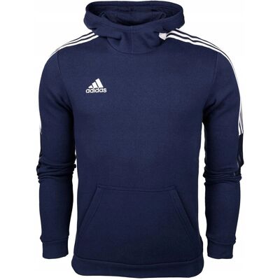 adidas Dzieci Tiro 21 Bluza z Kapturem - Niebieska adidas Dzieci Tiro 21 Bluza z Kapturem - Niebieska