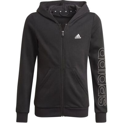 Adidas B20027 Hoodie - Schwarz - Vollreißverschluss - French Terry Adidas B20027 Hoodie - Schwarz - Vollreißverschluss - French Terry