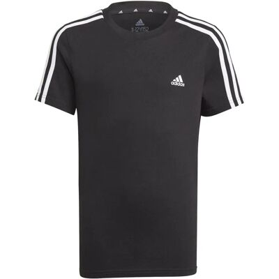 adidas Kids Essentials 3 Stripes T-shirt - Svart/Vit adidas Kids Essentials 3 Stripes T-shirt - Svart/Vit