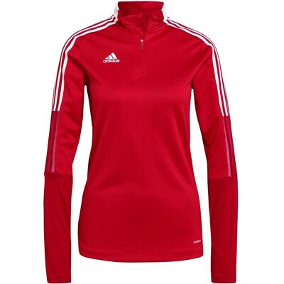 adidas Tiro21 Damen nachhaltiger Troyer-Pullover - Alltags-Pullover mit Logo GM7317 adidas Tiro21 Damen nachhaltiger Troyer-Pullover - Alltags-Pullover mit Logo GM7317