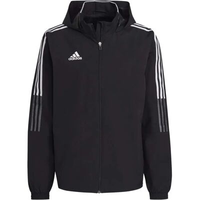 Adidas Tiro 21 All Weather GH4466 Jacke - Herren Schwarz Adidas Tiro 21 All Weather GH4466 Jacke - Herren Schwarz