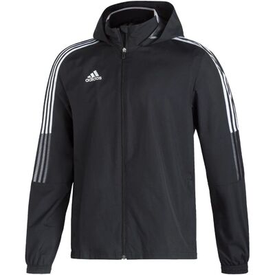 Adidas - Tiro 21 All Weather - Czarny - XS - Kurtka Adidas - Tiro 21 All Weather - Czarny - XS - Kurtka