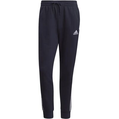 adidas GK8888 Pantalon Bleu Tapered - French Terry, 3 Stripes adidas GK8888 Pantalon Bleu Tapered - French Terry, 3 Stripes