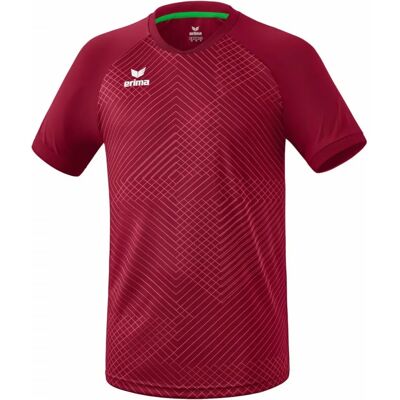 ERIMA Madrid Jersey - Kort ärm - Man - Bordeaux/Röd - XL ERIMA Madrid Jersey - Kort ärm - Man - Bordeaux/Röd - XL