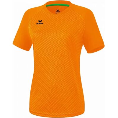 ERIMA Madrid Orange Sportshirt - Taillierter Schnitt, Schnelltrocknend ERIMA Madrid Orange Sportshirt - Taillierter Schnitt, Schnelltrocknend