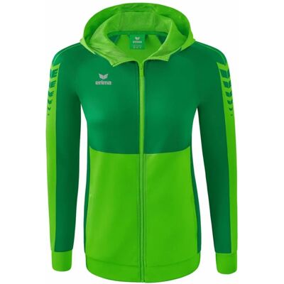 ERIMA Damen Six Wings Trainingsjacke - Grün/Weiß - 44 ERIMA Damen Six Wings Trainingsjacke - Grün/Weiß - 44
