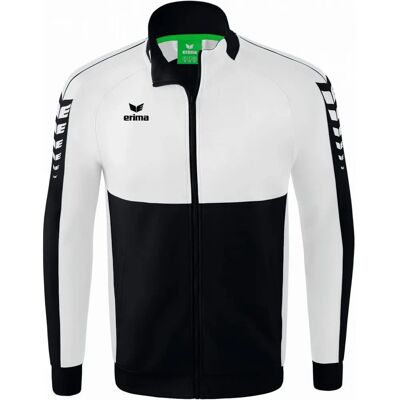 ERIMA 164 Unisex Zwart/Wit Jas - Sportkleding ERIMA 164 Unisex Zwart/Wit Jas - Sportkleding