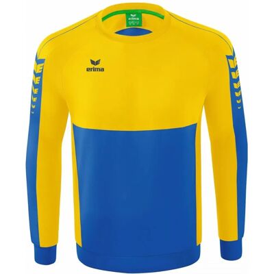 ERIMA Six Wings Sweater - Blauw/geel - S - Sweater ERIMA Six Wings Sweater - Blauw/geel - S - Sweater