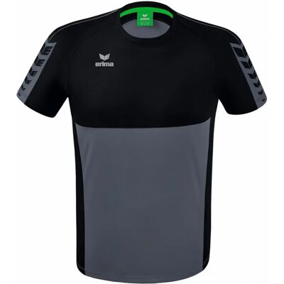 ERIMA Men's Six Wings T-Shirt - Slate Grey/Black - XL - T-Shirt ERIMA Men's Six Wings T-Shirt - Slate Grey/Black - XL - T-Shirt