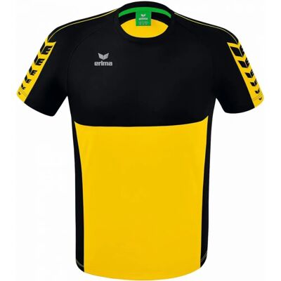 Camiseta Erima Wings 1082213 Hombre Negro/Amarillo Manga Corta - Camiseta Camiseta Erima Wings 1082213 Hombre Negro/Amarillo Manga Corta - Camiseta