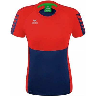 Erima Six Wings T-Shirt - Blau/Rot - Sports shirt Erima Six Wings T-Shirt - Blau/Rot - Sports shirt