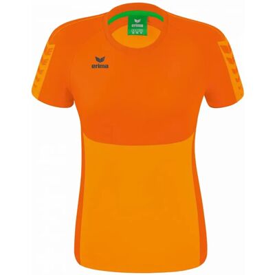 ERIMA Damen Six Wings T-Shirt - Orange - Sportshirt ERIMA Damen Six Wings T-Shirt - Orange - Sportshirt