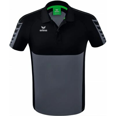 Erima Six Wings M - Polo - Nero/Grigio ardesia - Uomo Erima Six Wings M - Polo - Nero/Grigio ardesia - Uomo