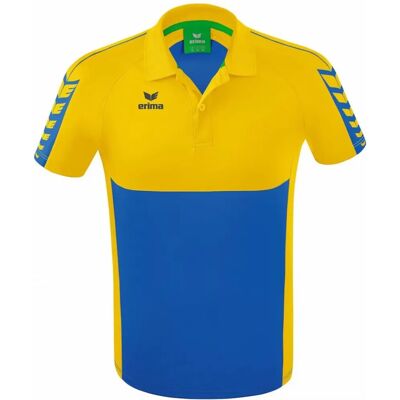 ERIMA Six Wings Polo - Blu - XL - Elegante e Sportivo ERIMA Six Wings Polo - Blu - XL - Elegante e Sportivo