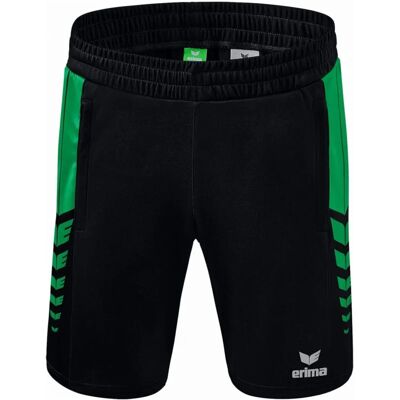 ERIMA Shorts Six Wings - Noir/Smaragd - XL - Vêtements de sport ERIMA Shorts Six Wings - Noir/Smaragd - XL - Vêtements de sport