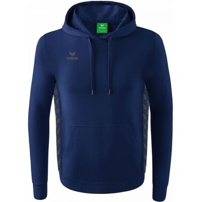 Felpa con Cappuccio Essential Team ERIMA - Uomo, Blu Felpa con Cappuccio Essential Team ERIMA - Uomo, Blu