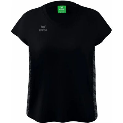 Erima Damen Essential Team T-Shirt - Black / Slate Grey - 36 - Sportshirt Erima Damen Essential Team T-Shirt - Black / Slate Grey - 36 - Sportshirt
