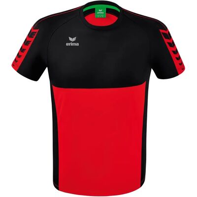 ERIMA Herr Six Wings T-shirt - Röd/Svart - M ERIMA Herr Six Wings T-shirt - Röd/Svart - M