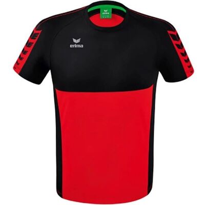 ERIMA Herr T-shirt SIX WINGS - Röd/svart - XL ERIMA Herr T-shirt SIX WINGS - Röd/svart - XL