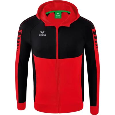ERIMA Felpa con cappuccio SIX WINGS da uomo - rosso/nero - M ERIMA Felpa con cappuccio SIX WINGS da uomo - rosso/nero - M