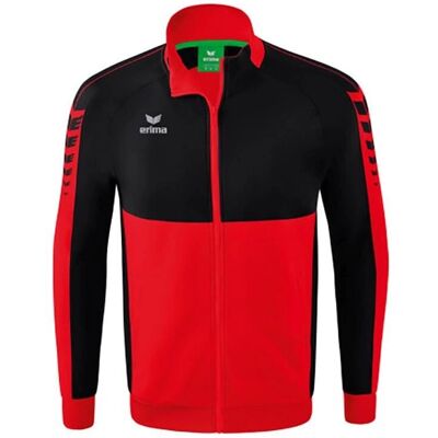 Chaqueta de Entrenamiento Infantil ERIMA SIX WINGS - Unisex, Rojo/Negro, 152 Chaqueta de Entrenamiento Infantil ERIMA SIX WINGS - Unisex, Rojo/Negro, 152