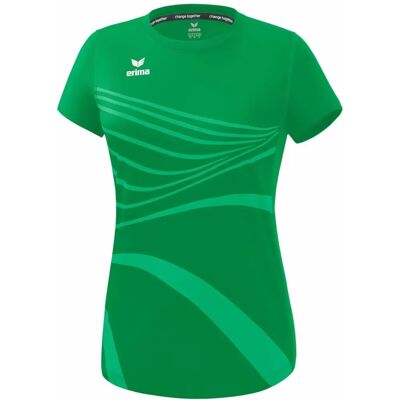 ERIMA Women's Racing T-Shirt - Green - Size 34 - Sport Top ERIMA Women's Racing T-Shirt - Green - Size 34 - Sport Top