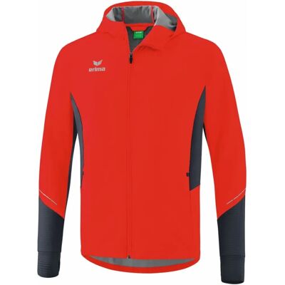 ERIMA Kinder RACING Laufjacke - Rot - 140 - Leichte Wasserdichte Sportjacke ERIMA Kinder RACING Laufjacke - Rot - 140 - Leichte Wasserdichte Sportjacke