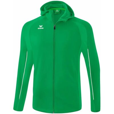 ERIMA Kinder Capuchon Trainingsjack - Unisex - Groen - 116 ERIMA Kinder Capuchon Trainingsjack - Unisex - Groen - 116