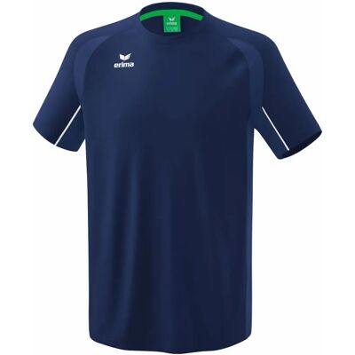 ERIMA Kinder Shirt LIGA STAR T-Shirt - Unisex - Dunkelblau/Weiß - 104 ERIMA Kinder Shirt LIGA STAR T-Shirt - Unisex - Dunkelblau/Weiß - 104