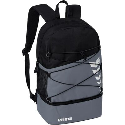 ERIMA SIX WINGS Backpack - Slate Grey/Black - Multi-Functional ERIMA SIX WINGS Backpack - Slate Grey/Black - Multi-Functional