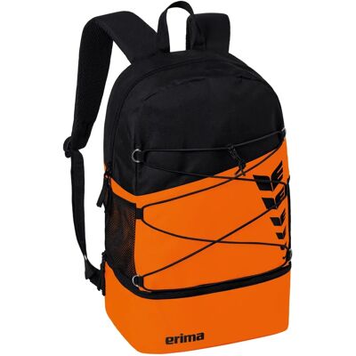 Sac à dos ERIMA Six Wings Orange/Noir - Sac à dos - Publicité Sac à dos ERIMA Six Wings Orange/Noir - Sac à dos - Publicité