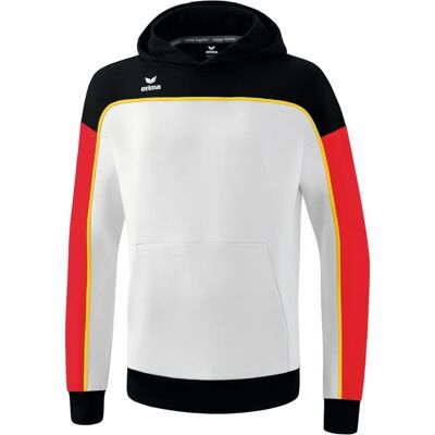 ERIMA Change Hoodie - Unisex - Wit/Zwart/Rood - 140 ERIMA Change Hoodie - Unisex - Wit/Zwart/Rood - 140