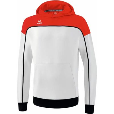 ERIMA Damen Kapuzensweat CHANGE hoody - weiß/rot/schwarz - 36 - Sweatshirt ERIMA Damen Kapuzensweat CHANGE hoody - weiß/rot/schwarz - 36 - Sweatshirt