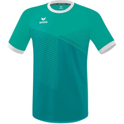 ERIMA MANTUA Maglietta per Bambini - Unisex - Columbia/Bianco - 128 - Maglietta a Maniche Corte ERIMA MANTUA Maglietta per Bambini - Unisex - Columbia/Bianco - 128 - Maglietta a Maniche Corte