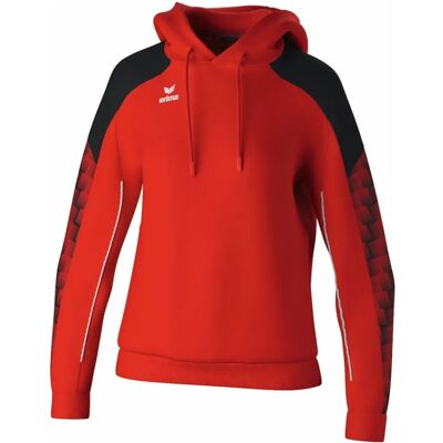 Erima Evo Star Hoodie - Rood, Zwart - Vrouw - Hoodie Erima Evo Star Hoodie - Rood, Zwart - Vrouw - Hoodie