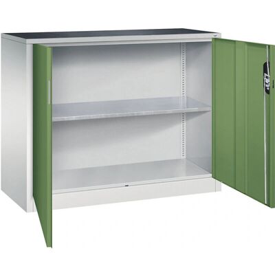 C+P Armoire de rangement - Gris clair / Reseda vert - Acier, 1200x500 mm - Publicité C+P Armoire de rangement - Gris clair / Reseda vert - Acier, 1200x500 mm - Publicité